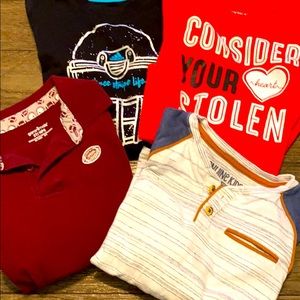 Youth Long Sleeve Tee’s Size 5